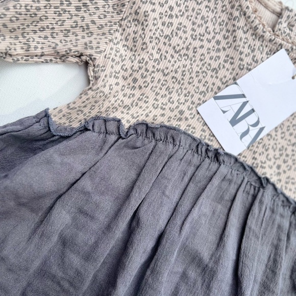 Zara Baby Cheetah Printed Dress NWT - Picture 4 of 8